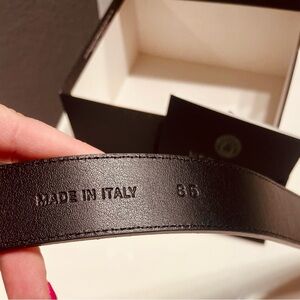 Brand New Versace Jeans Saffiano Leather Belt